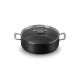 2. Le Creuset hartowany nieprzywierający Sauteuse ze szklaną pokrywką 28cm