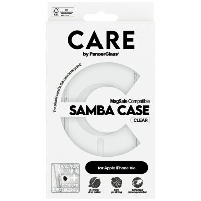 3. Etui CARE by PanzerGlass Fashion MagSafe na iPhone 16e - przezroczyste