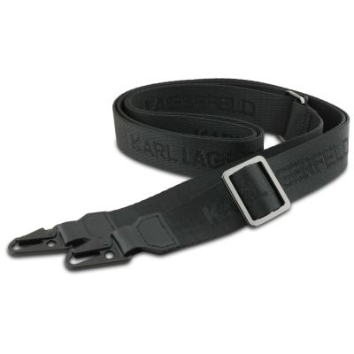 2. Etui Karl Lagerfeld Saffiano Karl&Choupette Metal Pin CBDY Strap na iPhone 18 Pro / 17 Pro - czarne