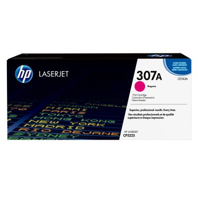 3. HP 307A oryginalny wkład z purpurowym tonerem LaserJet