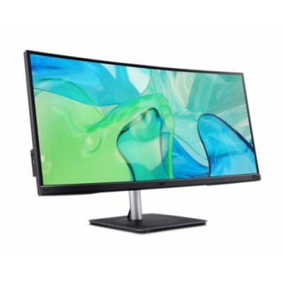 2. Acer CB343CUR monitor komputerowy 86,4 cm (34") 3440 x 1440 px UltraWide Quad HD LED Czarny, Srebrny
