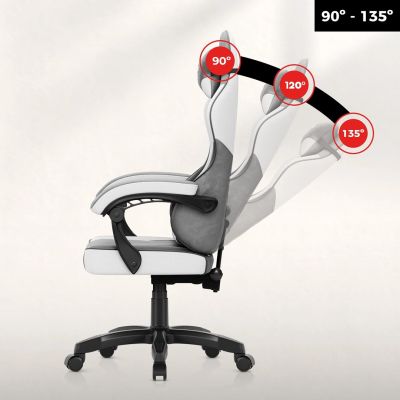 5. Fotel gamingowy Huzaro Force 2.7 Grey