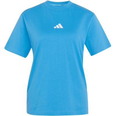2. Koszulka damska adidas Essentials 3-Stripes Cotton jasnoniebieska KC5197