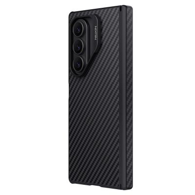 3. Etui Nillkin Synthetic Fiber Pro Magnetic na Samsung Galaxy Z Fold 7 kompatybilne z MagSafe - czarne