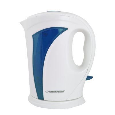 12. Czajnik elektryczny Esperanza Iguazu EKK018B (2200W 1.8l; kolor niebieski)