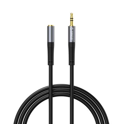 Kabel audio Orico AXF-30 minijack 3,5 mm męski do żeńskiego 3 m - czarny