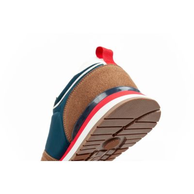 7. Lee Cooper buty sportowe sneakersy męskie modne wygodne wytrzymałe granatowe brązowe