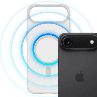 8. Etui 3mk Smoke MagCase na iPhone Air - białe-półprzezroczyste