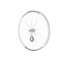 Koło 28'' tył torpedo stożek srebrne/srebrne