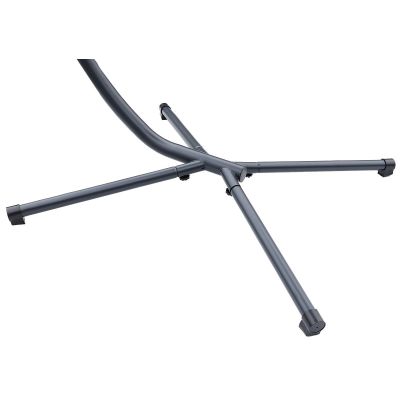 9. HUŚTAWKA FOTEL BUJANY Z PARASOLEM LIZBONA SZARA