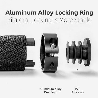 2. Rockbros chwyty kierownicy rowerowej czarno-czerw