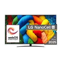 Telewizor LG NanoCell 75NANO81A3A 75" 4K Ultra HD WebOS Dolby Digital DVB-T2 Czarny