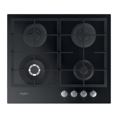 6. Whirlpool AKTL 629/NB1 płyta kuchenna Czarny Wbudowany 59 cm Gaz 4 stref(y)