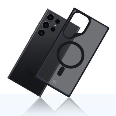 12. Etui 3mk Smoke MagCase z MagSafe na Samsung Galaxy S23 Ultra - półprzezroczyste