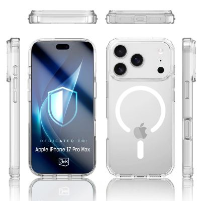 7. Etui 3mk Armor MagCase na iPhone 17 Pro - przezroczyste