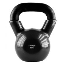 Kettlebell żeliwny pokryty winylem HMS KNV12 BLACK 