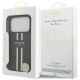 8. Etui Guess 4G Printed Stripes MagSafe na iPhone 17 Pro - czarne