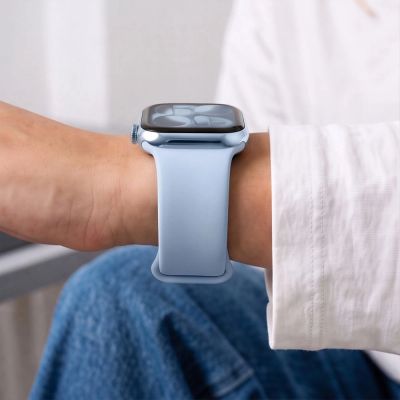 6. Pasek Tech-Protect Silicone na Apple Watch 40 / 41 / 42 mm - jasnoniebieski