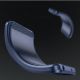 6. Etui silikonowe Carbon Case na Samsung Galaxy S25 Edge - niebieskie