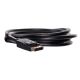 3. Kabel SAVIO CL-137 (DisplayPort M - DisplayPort M; 3m; kolor czarny)