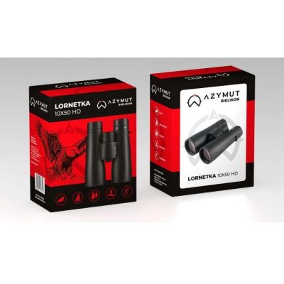 3. Lornetka AZYMUT Bielikon 10x50 HD