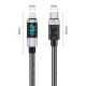 2. Kabel Orico LDC2L USB-C do Lightning PD 29 W z wyświetlaczem LED 480 Mb/s 1.5 m - czarny