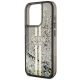 6. Etui Guess Liquid Glitter Gold Stripes na iPhone 15 Pro - czarne