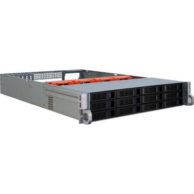 2. Inter-Tech IPC 2U-2412 Rack Czarny, Srebrny