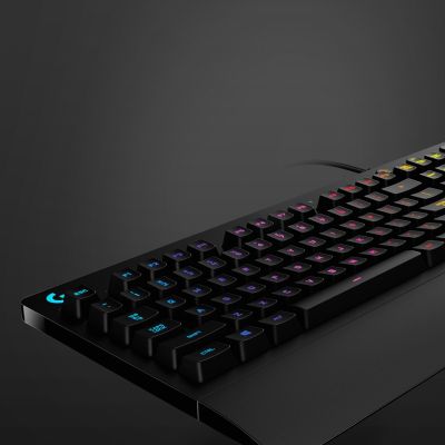 26. Klawiatura Logitech  920-008093 (mechaniczna; USB 2.0; (US); kolor czarny)