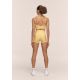 4. Legginsy treningowe damskie CASALL Ultra High Waist Hot Pant kolor żółty