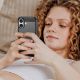 8. Etui silikonowe Carbon Case do iPhone 16 Plus - czarne