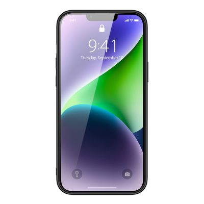 2. Dux Ducis Yolo etui iPhone 14 Plus elegancki pokrowiec ze skóry ekologicznej czarny