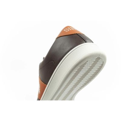 7. U.S. Polo Assn. buty trampki sneakersy męskie modne brązowe wygodne