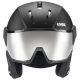 2. Kask narciarski Uvex Instinct visor 20 czarny męski/damski snowboardowy (56/6/260/20)