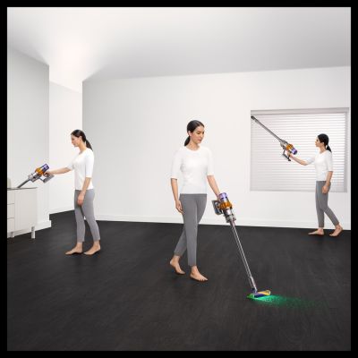 9. Dyson V15 Detect Absolute (2026) Gelb/Lila 660W
