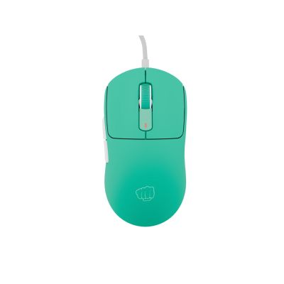 13. Mysz dla graczy Fury Tanto T4 12000DPI RGB miętowa gamingowa przewodowa