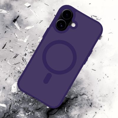 25. Etui 3mk Smoke MagCase na iPhone 17 - fioletowe-półprzezroczyste