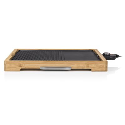 7. Tristar BP-2641 grill Gril Blad Prąd elektryczny Bambusowy, Czarny 2200 W