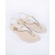 3. Ipanema Sandal Class sandały japonki damskie beżowe z cyrkoniami