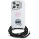 2. Etui Karl Lagerfeld IML Crossbody Karl&Choupette Head na iPhone 16 Pro Max - białe