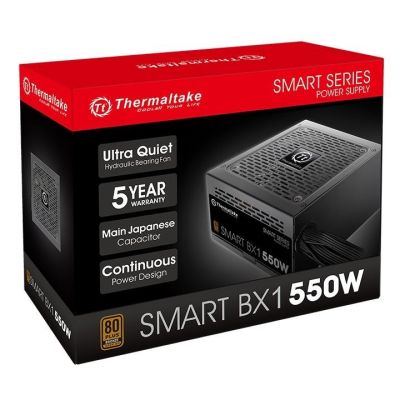 6. Zasilacz Thermaltake Smart BX1 PS-SPD-0550NNSABE-1 (550 W; Aktywne; 120 mm)