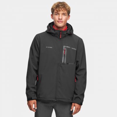 19. Kurtka Softshell Alpinus Stenshuvud czarna BR43371