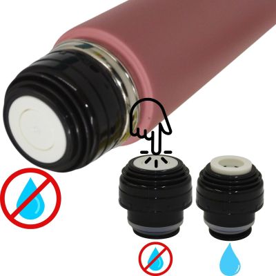 8. TERMOS TURYSTYCZNY 500ML EXCELLENT HOUSEWARE RÓŻOWY