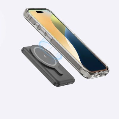 10. Etui silikonowe AMAZINGTHING Omni Mag Case do iPhone 16 Pro - szare