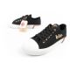 8. Lee Cooper buty sportowe damskie trampki z tkaniny stylowe czarne
