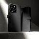 8. Etui z ekoskóry Puro Wallet Detachable MagSafe 2w1 z klapką i portfelem do iPhone 16 Pro - czarne