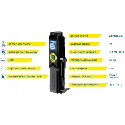 19. POMPKA KOMPRESOR TURYSTYCZNY NA AKUMULATOR MICHELIN