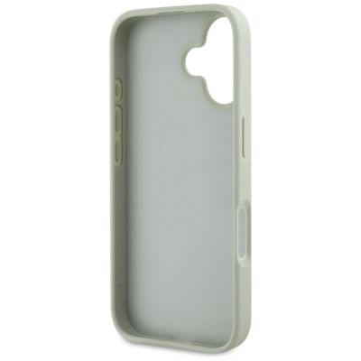 7. Etui Guess Grained Big 4G Logo Small Classic Logo na iPhone 16 - zielone