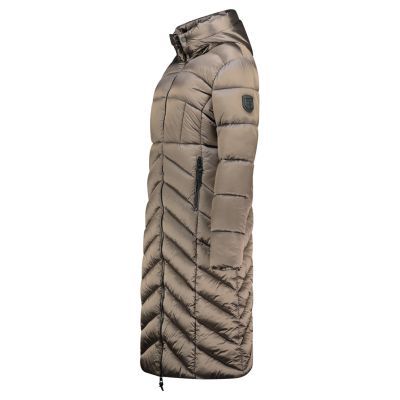 3. Kurtka damska Geographical Norway BLANCHE LONG TAUPE DB LADY 0116 TAUPE (WZ5490F/GN-TAUPE)
