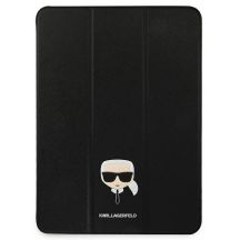 Etui Karl Lagerfeld Saffiano Karl Head Book Cover na iPad Pro 11" - czarne